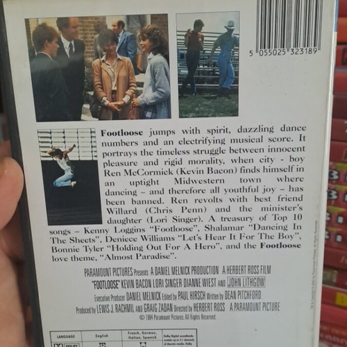 Footloose DVD used, subtitled, collectible masterpiece