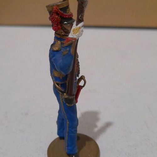 Lead soldier used, Napoleonic cannon gunner figure