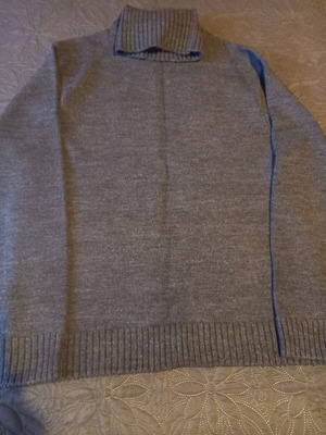 Drafter men's turtleneck sweater used, gray, size L