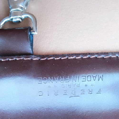 Frederick leather shoulder bag Paris like new, brown