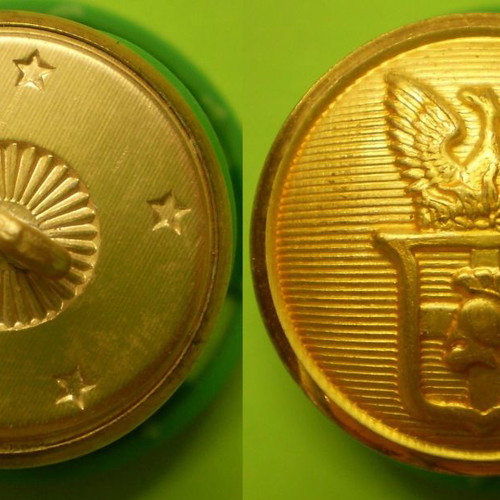Greek Army uniform button used, year 1973 (Д-012в)