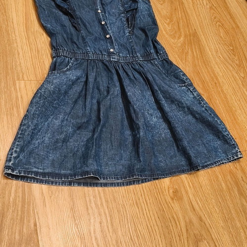 Z Girls Denim Dress Blue Cotton Size 10 Used