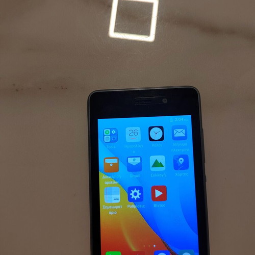 Leagoo smartphone used, black, memory card included