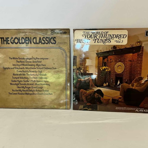Vinyl records used, set of 10 various