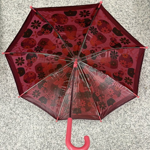 Children's umbrella with matryoshka dolls and flowers used