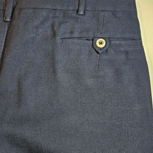 Men's blue suit pants, size L