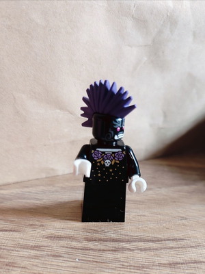 Lego Purple Mohawk Death Punk Minifigure new