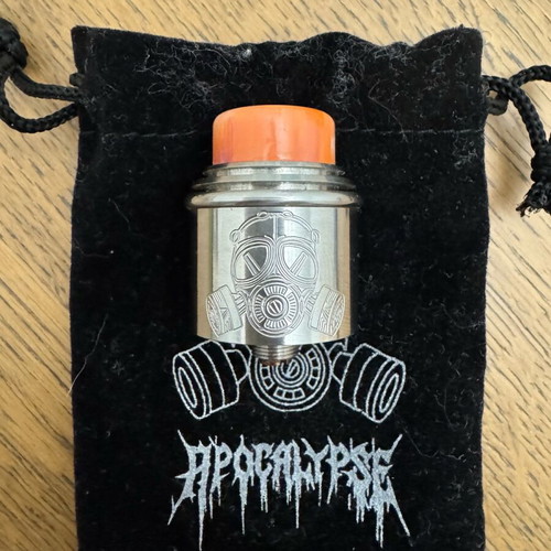Armageddon Apocalypse Gen 2 RDA silver color like new, special piece