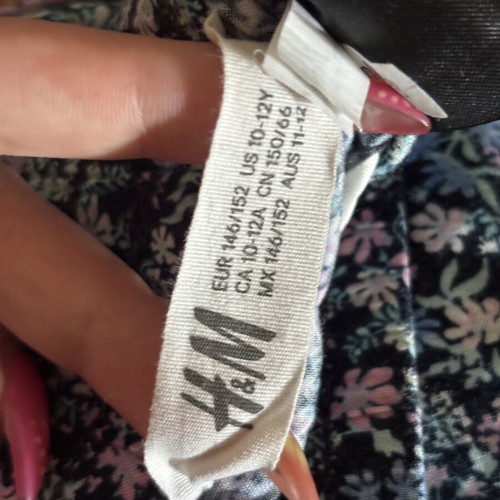Floral shorts H&M like new, colorful, size XS