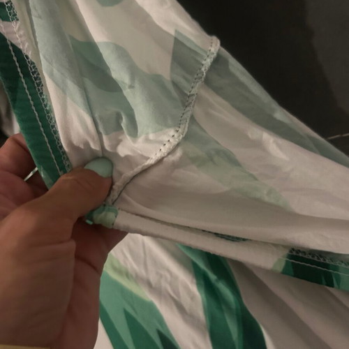 Sofa cover tropical like new, fits 1.50m width