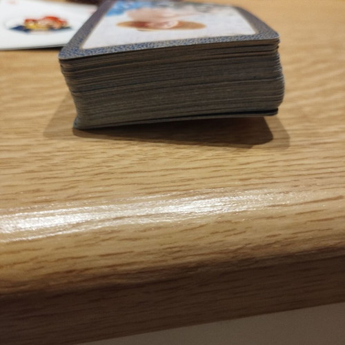 Collectible playing cards used, set of 2