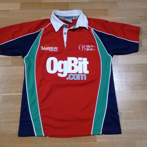 Rugby British & Irish Lions on Tour Shirt Samurai Rugby Gear Size XS/S Like New