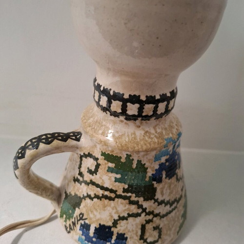 Vaniou ceramic lamp like new, height 34 cm
