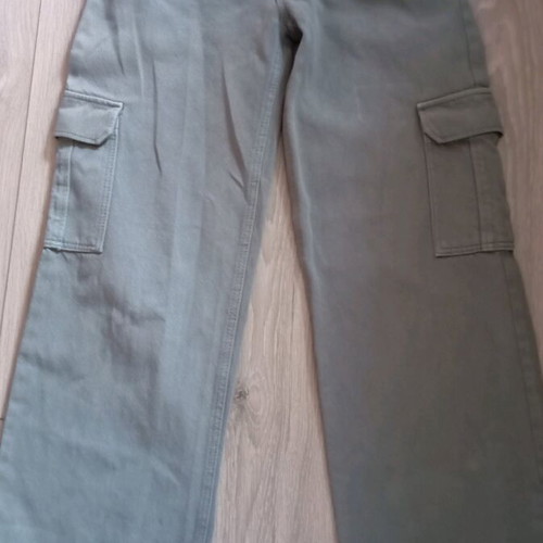 Pants size 152 cm for girls, like new, khaki color