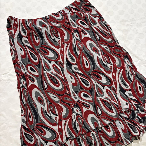 Vintage midi skirt like new, size XXL, multicolor