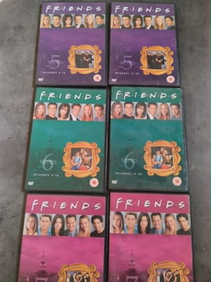 Friends 6 DVD μεταχειρισμένο, σεζόν 5-7 επεισόδια