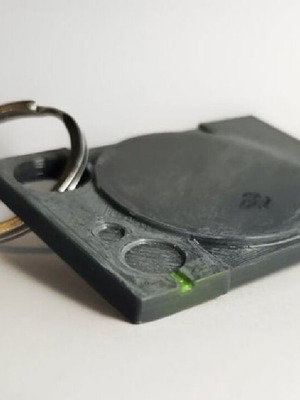 Μπρελόκ PS1 εκτυπωμένο με τρισδιάστατο εκτυπωτή, νέο