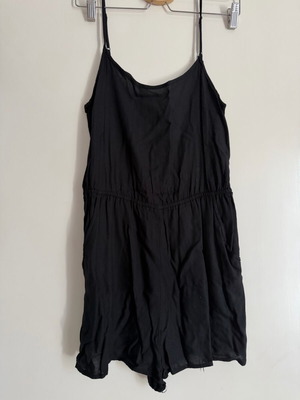 H&M Black Playsuit Romper XS-S like new