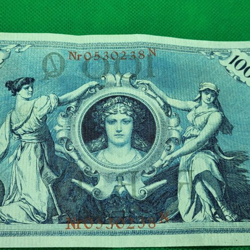100 Mark 1908 Germany Reichsbanknote banknote used