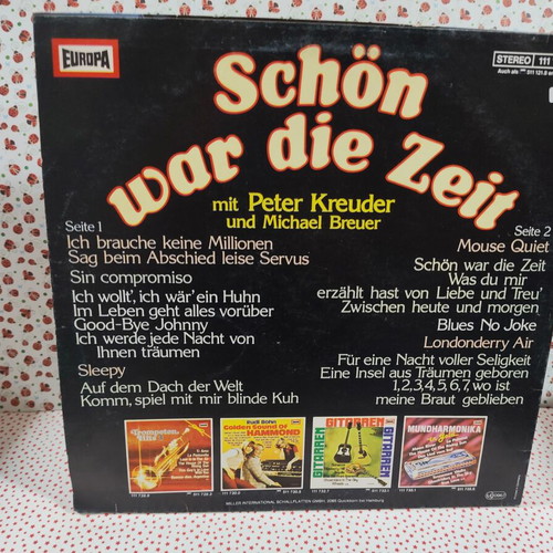 Schön war die Zeit vinyl record used, very good condition