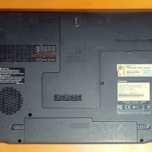 Toshiba Satellite C660 laptop used, Intel Pentium, 4GB RAM, 500GB HDD, Windows 10