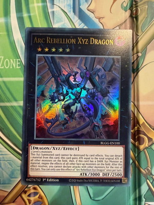 Arc Rebellion Xyz Dragon κάρτα Yu-Gi-Oh! καινούργια, ultra rare