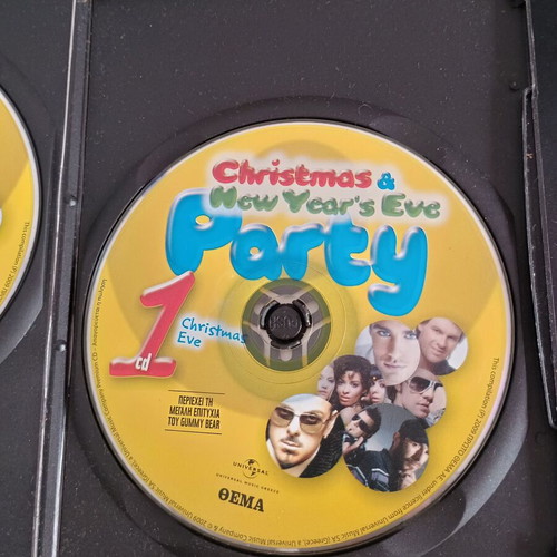 CD Greek and foreign used, 2 CDs Christmas Party BTG