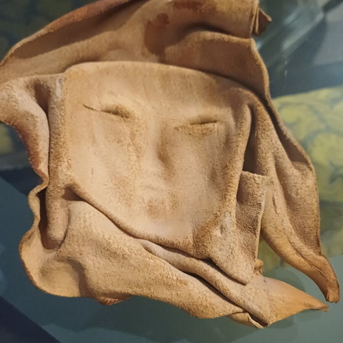 Leather wall masks set of three like new