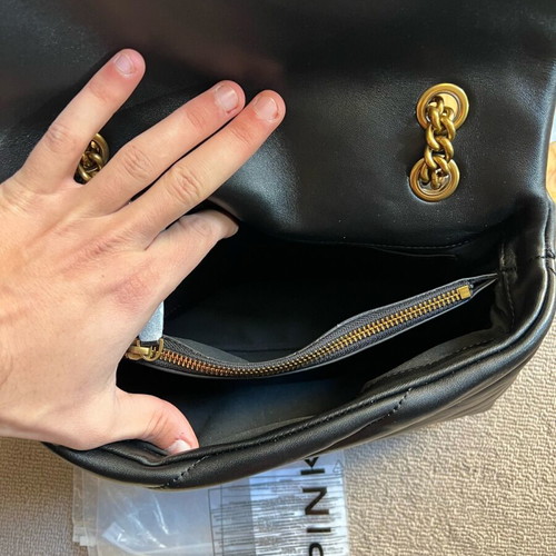 Pinko shoulder bag new, large size, black