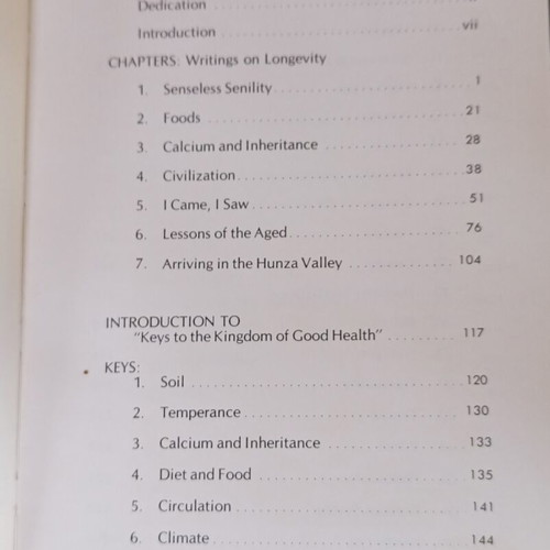 Health & Long Life book used in English