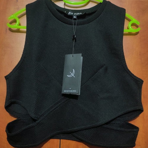 The Fifth sleeveless top new, black, size M