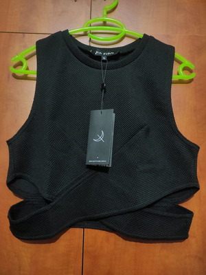 The Fifth sleeveless top new, black, size M