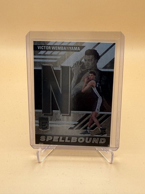 Victor Wembanyama 2023-24 Donruss Elite Spellbound “N” Rookie Card