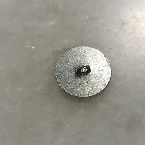 Button with pentagram like new, 1 piece