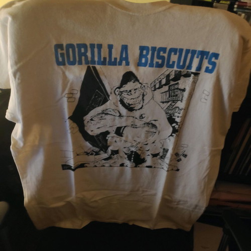 Gb tshirt μεταχειρισμένο, μέγεθος L, άσπρο, Gildan