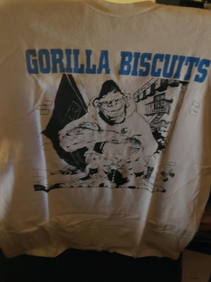 Gb tshirt μεταχειρισμένο, μέγεθος L, άσπρο, Gildan