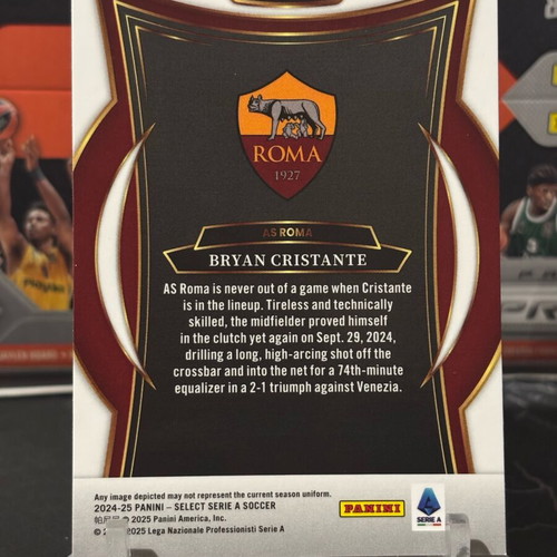 Bryan Cristante 2024-25 Panini Select Serie A like new