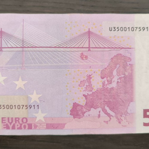 Collectible banknote of 500 euros