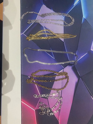 Αλυσίδες λαιμού μεταχειρισμένες, σε καλή κατάσταση, όλες μαζί