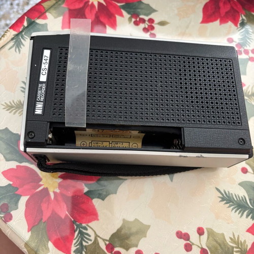 Vintage cassette player 70s used