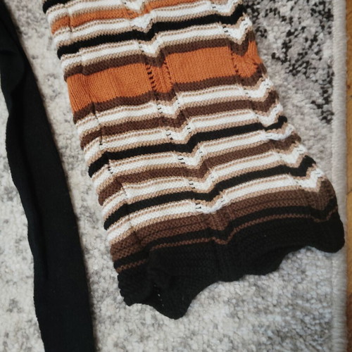 Women's knitted dress, multicolor, made to order