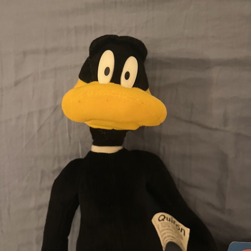 Daffy Duck plush collectible, Looney Tunes Warner Bros