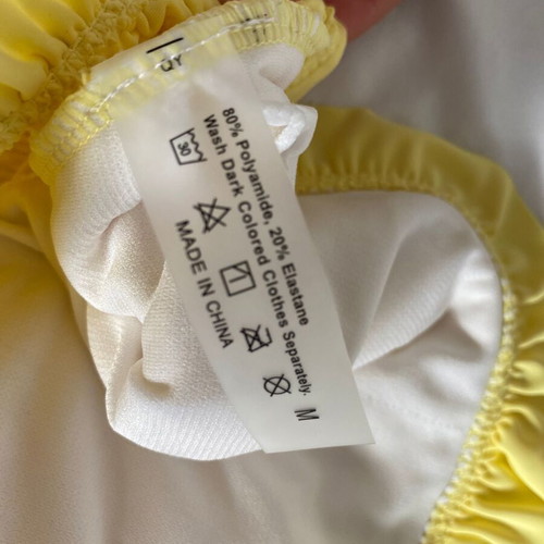 Yellow Top Medium like new for Beach and Summer