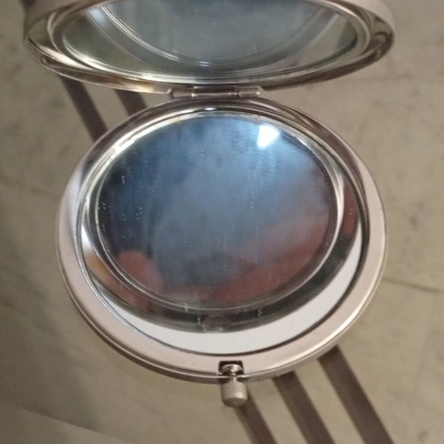 Double vintage souvenir mirror Constantinople used
