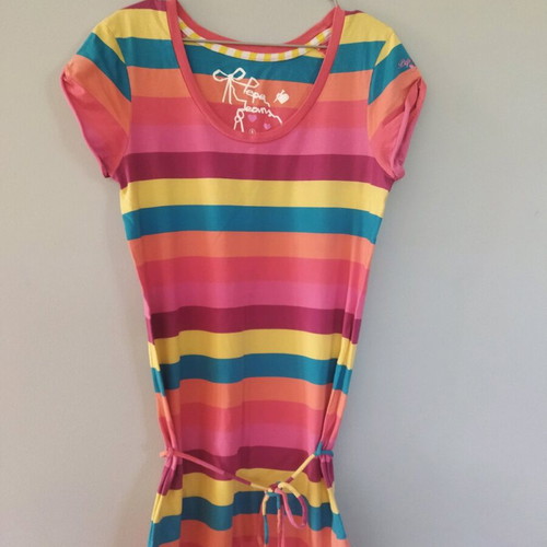 Pepe Jeans colorful T-shirt dress like new, size S