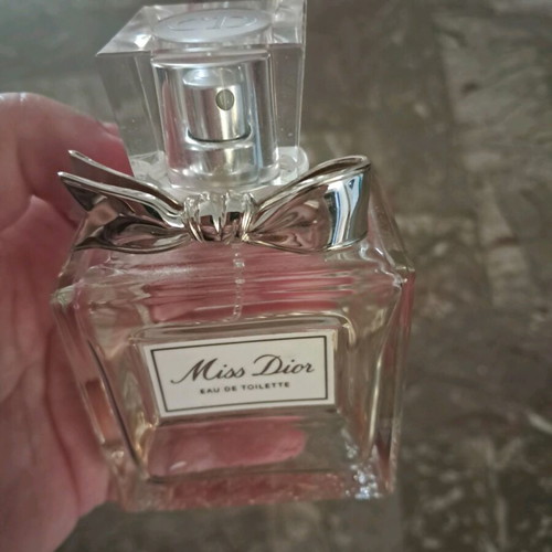 Miss Dior perfume bottle used, empty