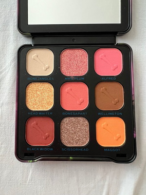 Corpse Bride x Makeup Revolution Eyeshadow Palette new