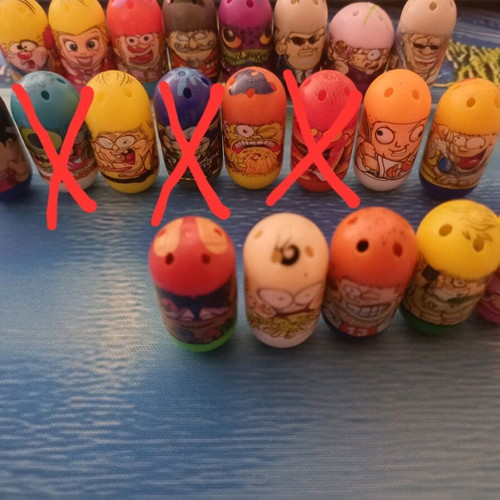 Mighty Beanz figures like new, 21 different characters