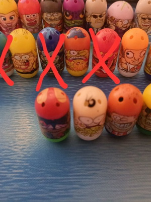 Mighty Beanz figures like new, 21 different characters
