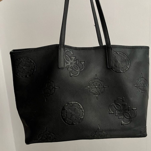 Guess tote bag used, shoulder, black